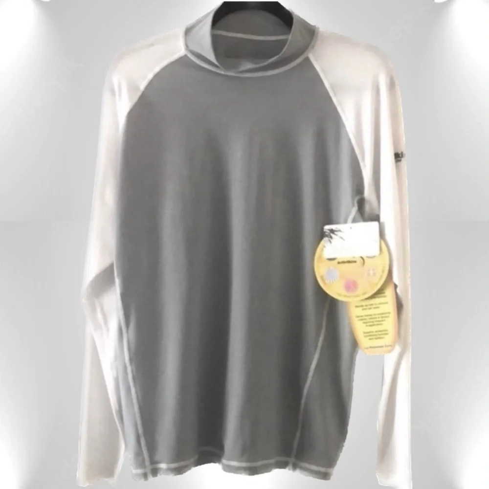 Sun Protection Zone Long Sleeve Rash Guard Long Sleeves Swim‎ Shirt XL
